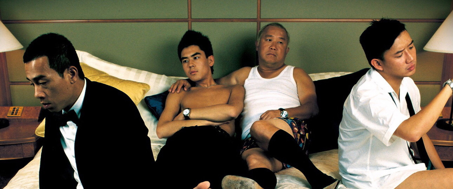 Men Suddenly in Black backdrop