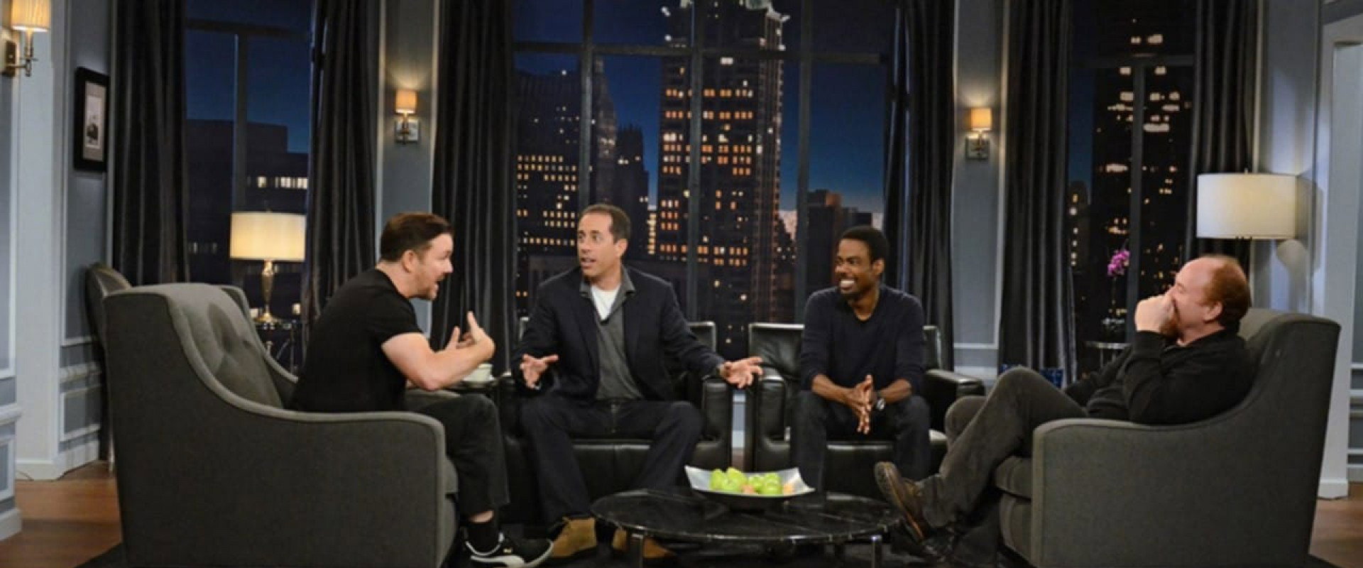 Talking Funny backdrop