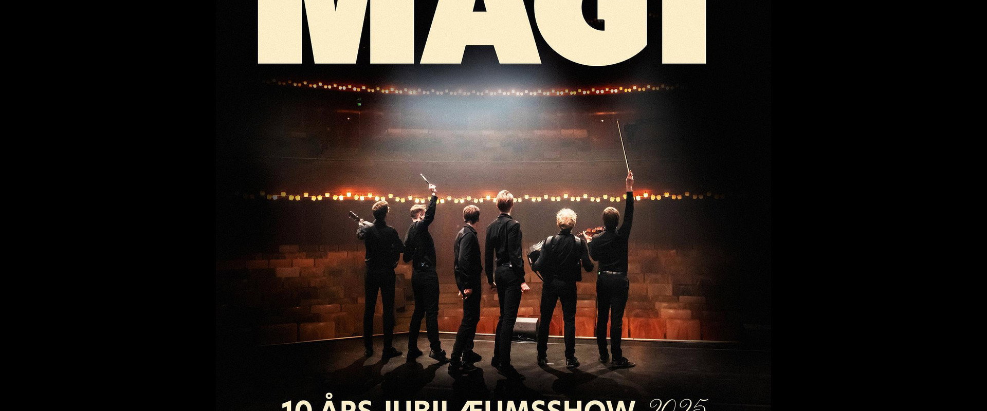 Magt 10-års jubilæumsshow backdrop