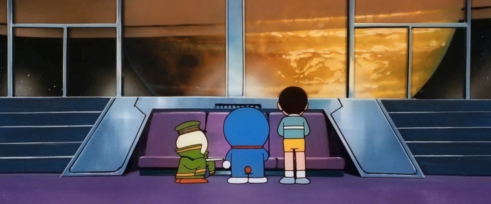 Doraemon: Nobita and the Galaxy Super-express backdrop
