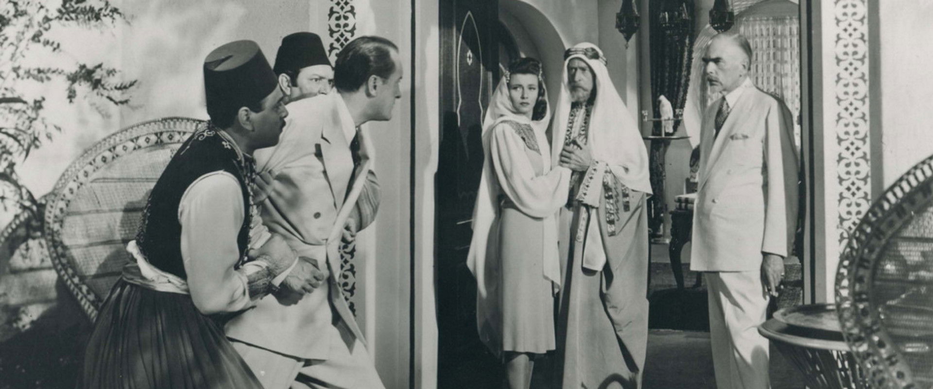 Action in Arabia backdrop