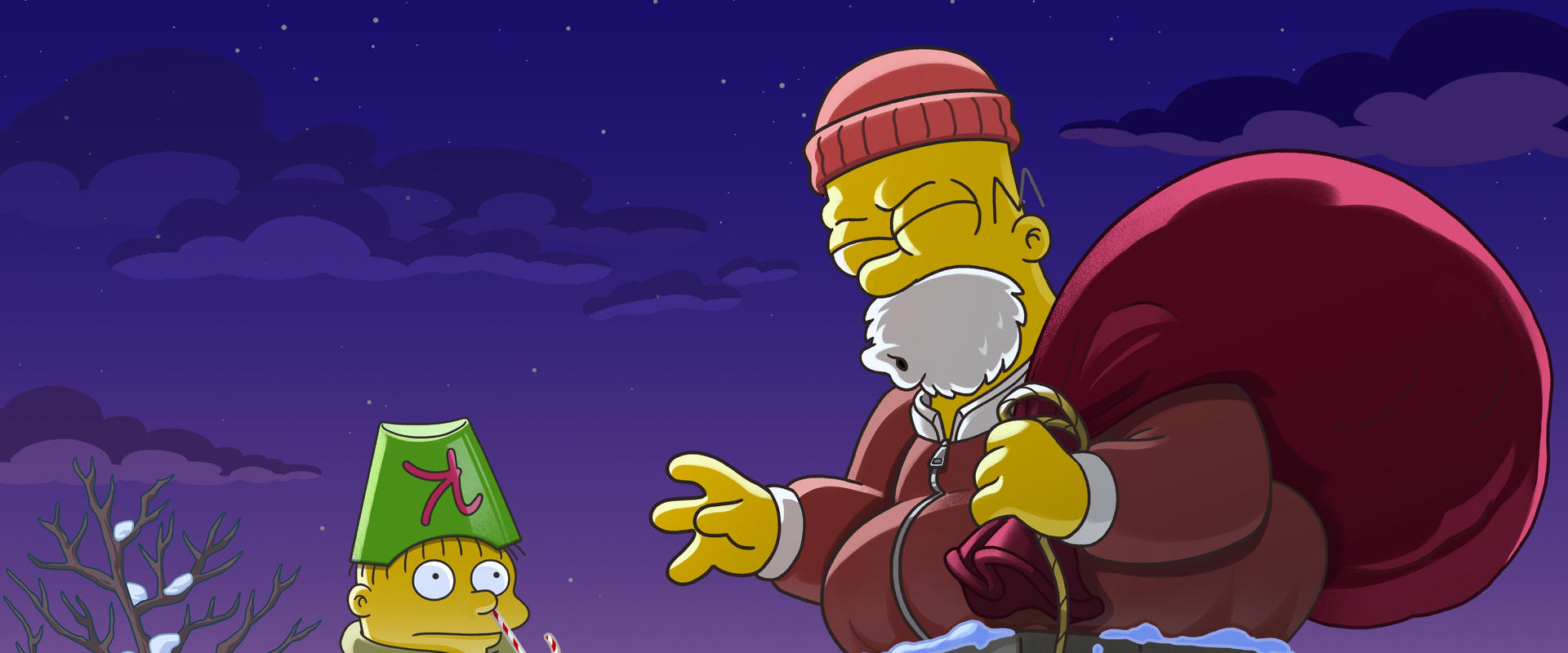 The Simpsons: O C'mon All Ye Faithful backdrop