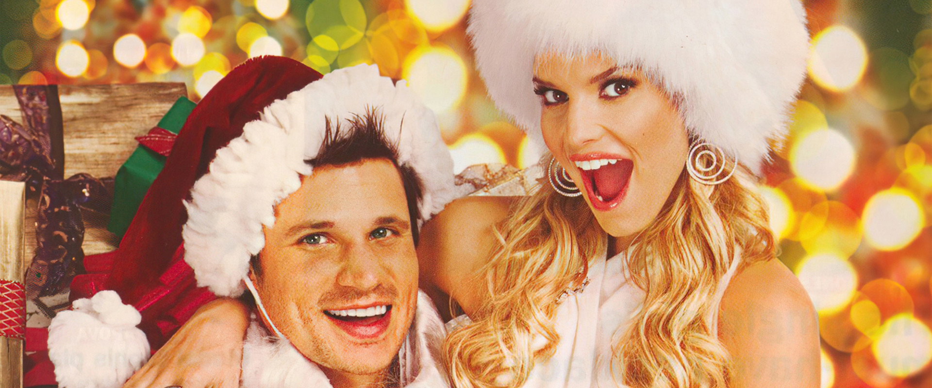 Nick & Jessica's Family Christmas backdrop