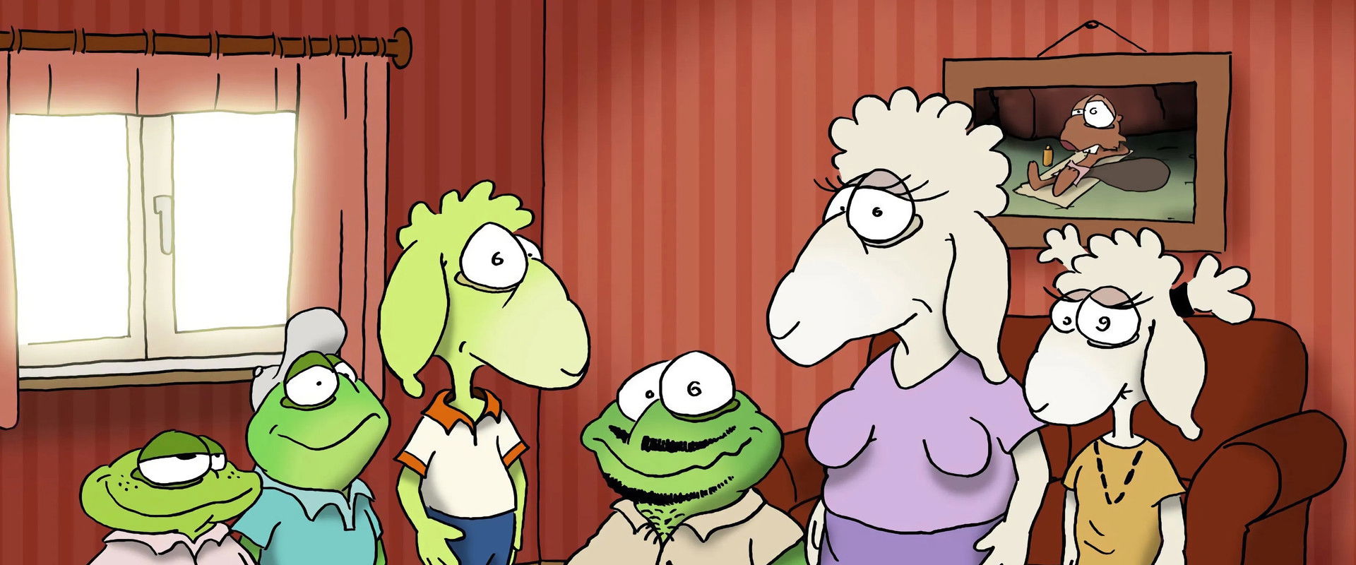 The Green Sheep backdrop