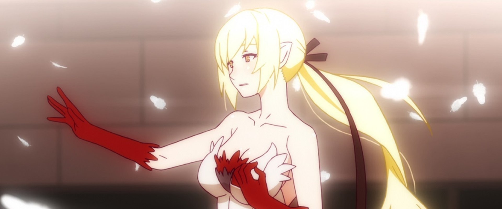 Kizumonogatari Part 2: Nekketsu backdrop