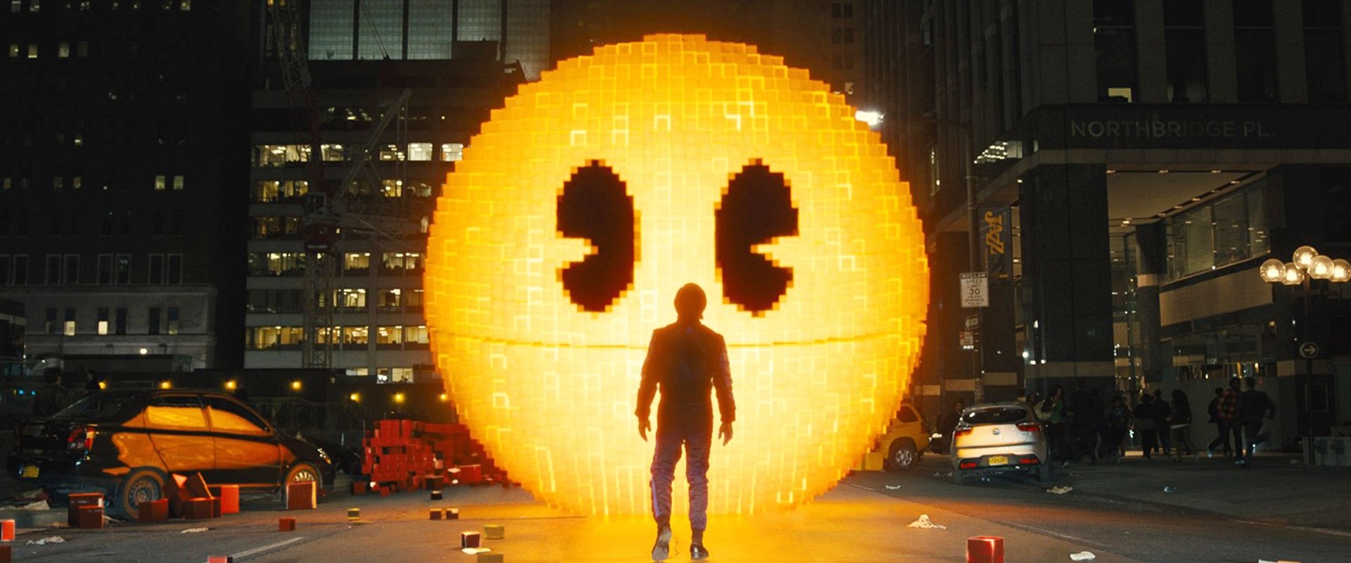 Pixels backdrop