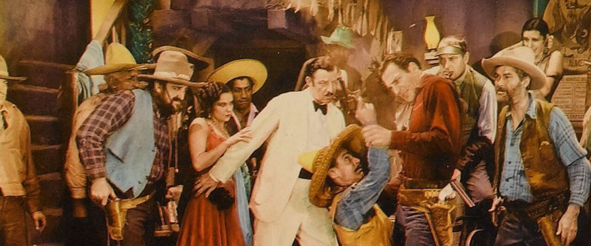 God's Country and the Man backdrop