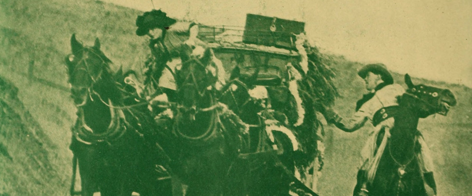 Broncho Billy's Christmas Dinner backdrop