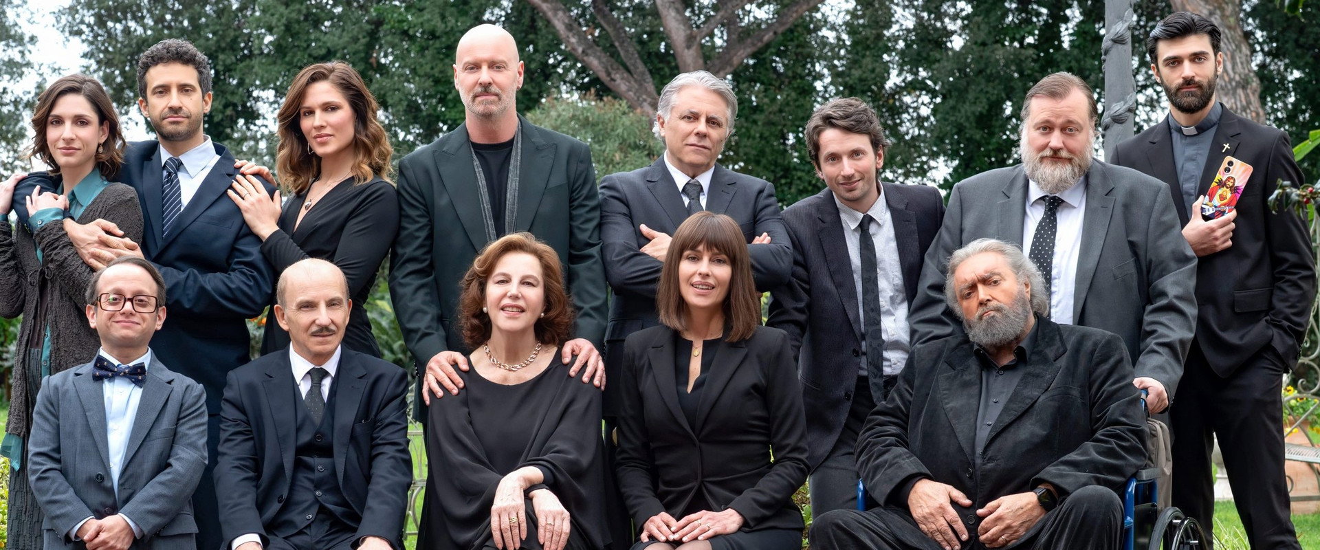 Un tranquillo funerale di famiglia backdrop