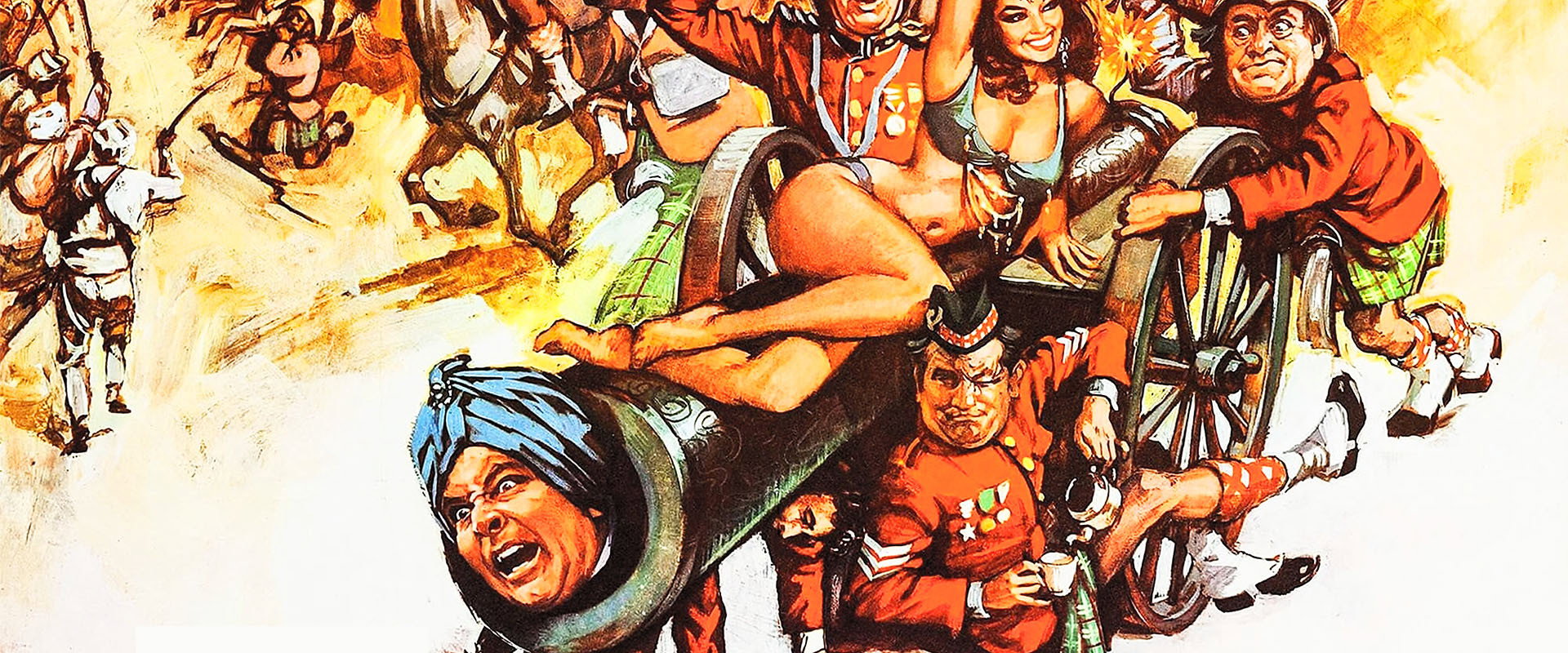 Carry On Up the Khyber backdrop