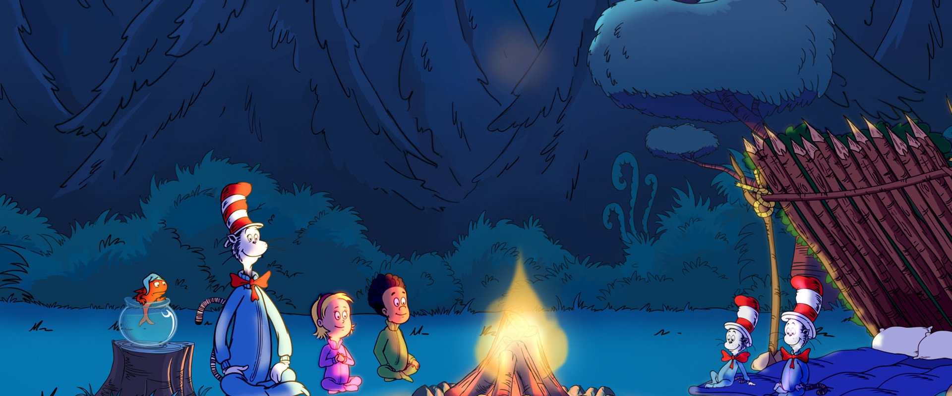 The Cat in the Hat Knows a Lot About Camping! backdrop
