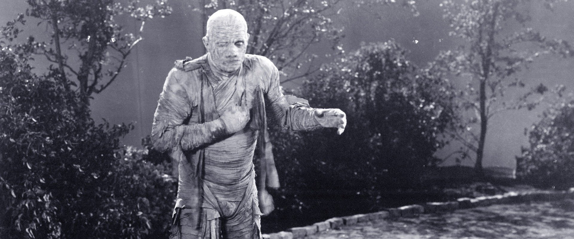 The Mummy's Ghost backdrop