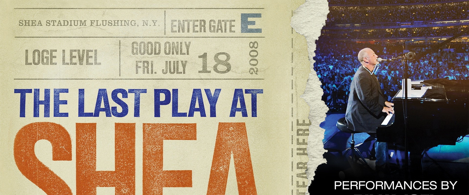 Billy Joel - The Last Play at Shea backdrop