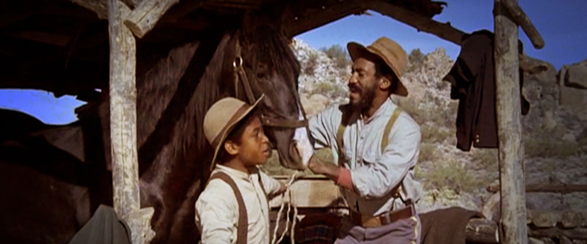 Man and Boy backdrop