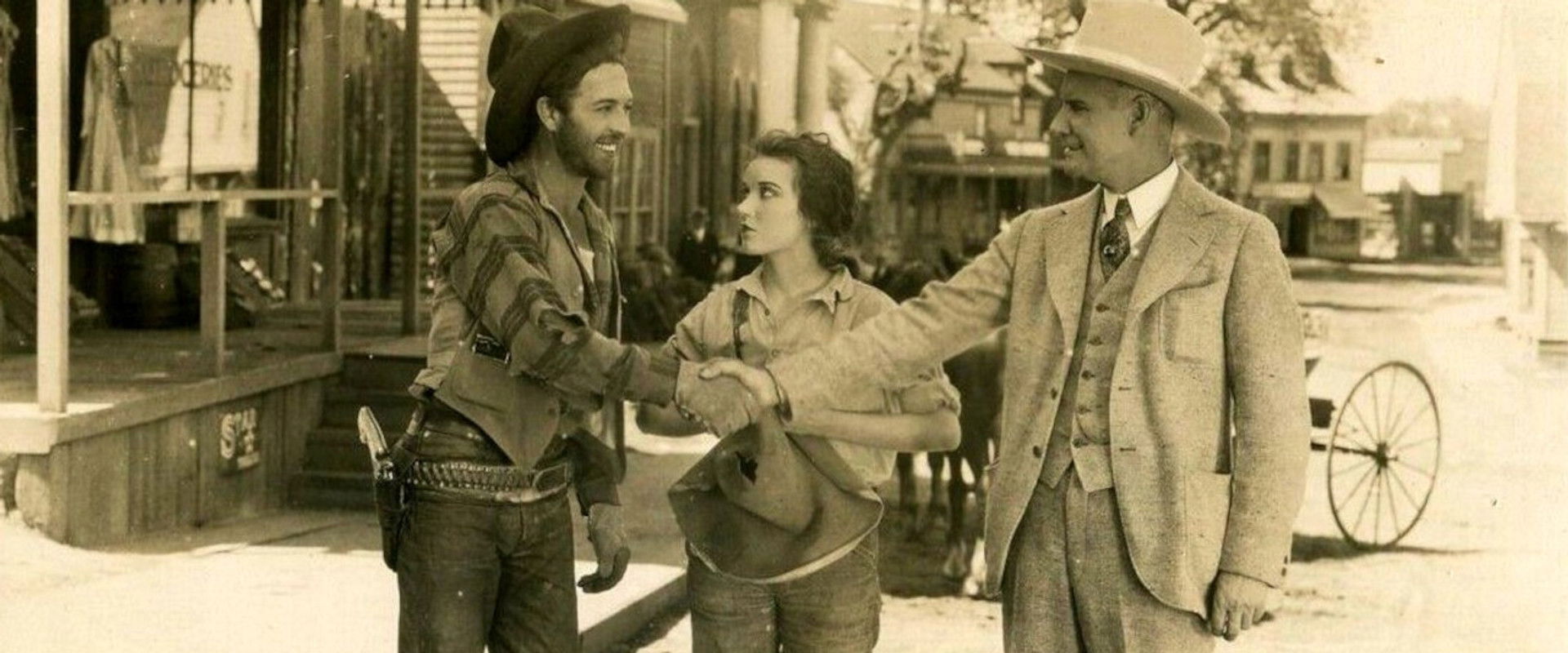 A One Man Game backdrop