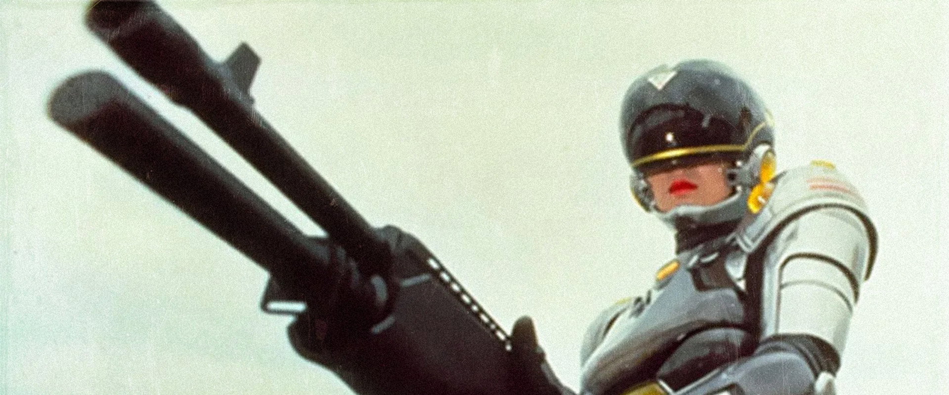 Lady Battle Cop backdrop