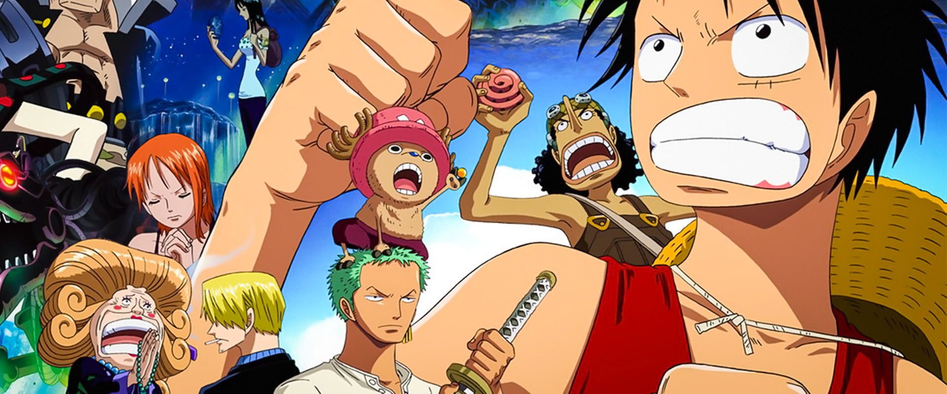 One Piece: Giant Mecha Soldier of Karakuri Castle backdrop