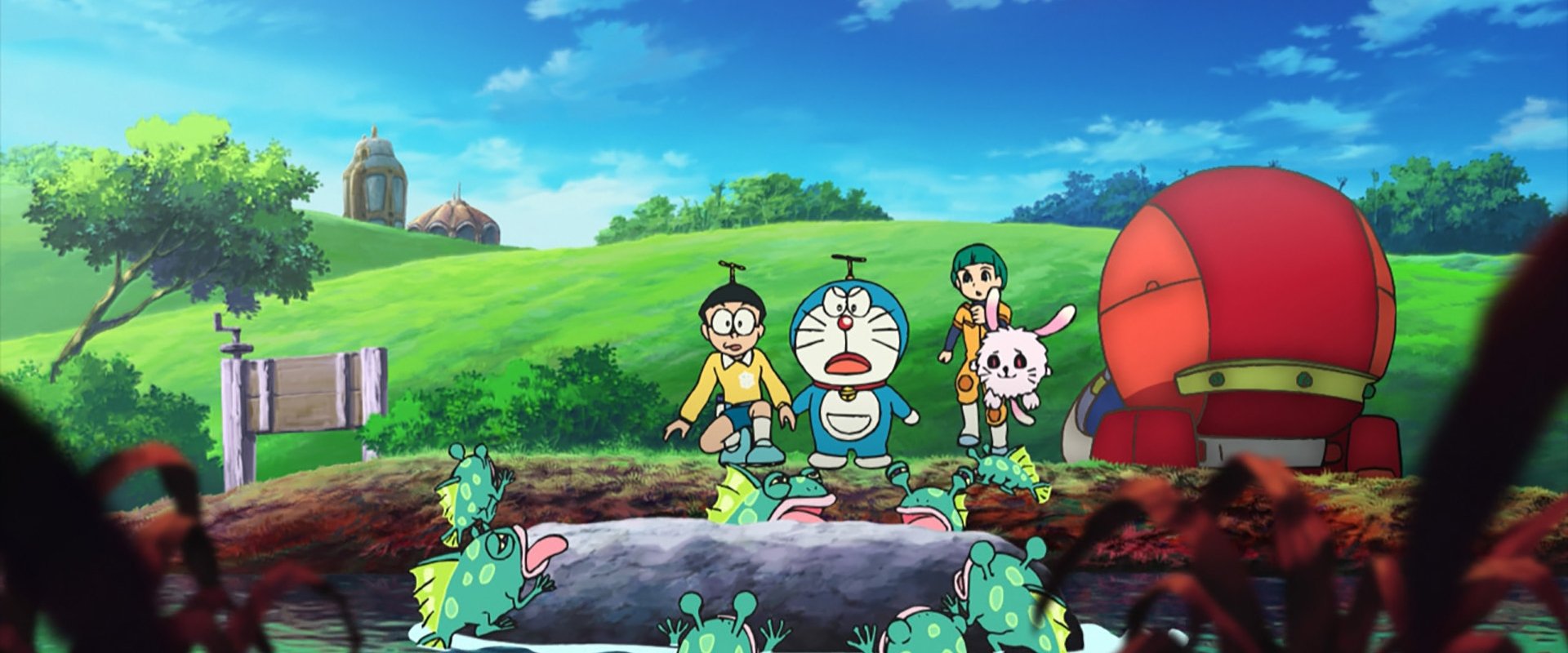 Doraemon: The New Record of Nobita's Spaceblazer backdrop