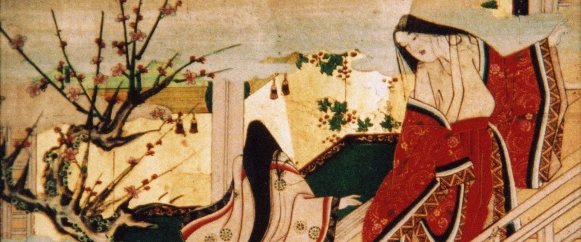 Into the Picture Scroll: The Tale of Yamanaka Tokiwa backdrop
