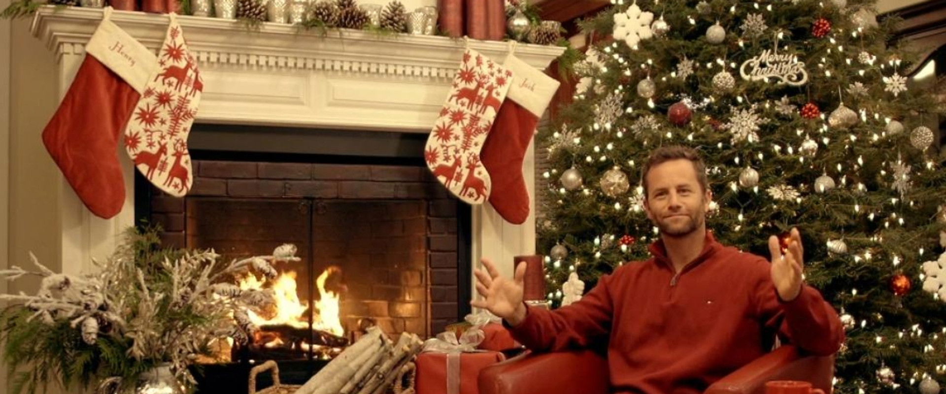 Saving Christmas backdrop