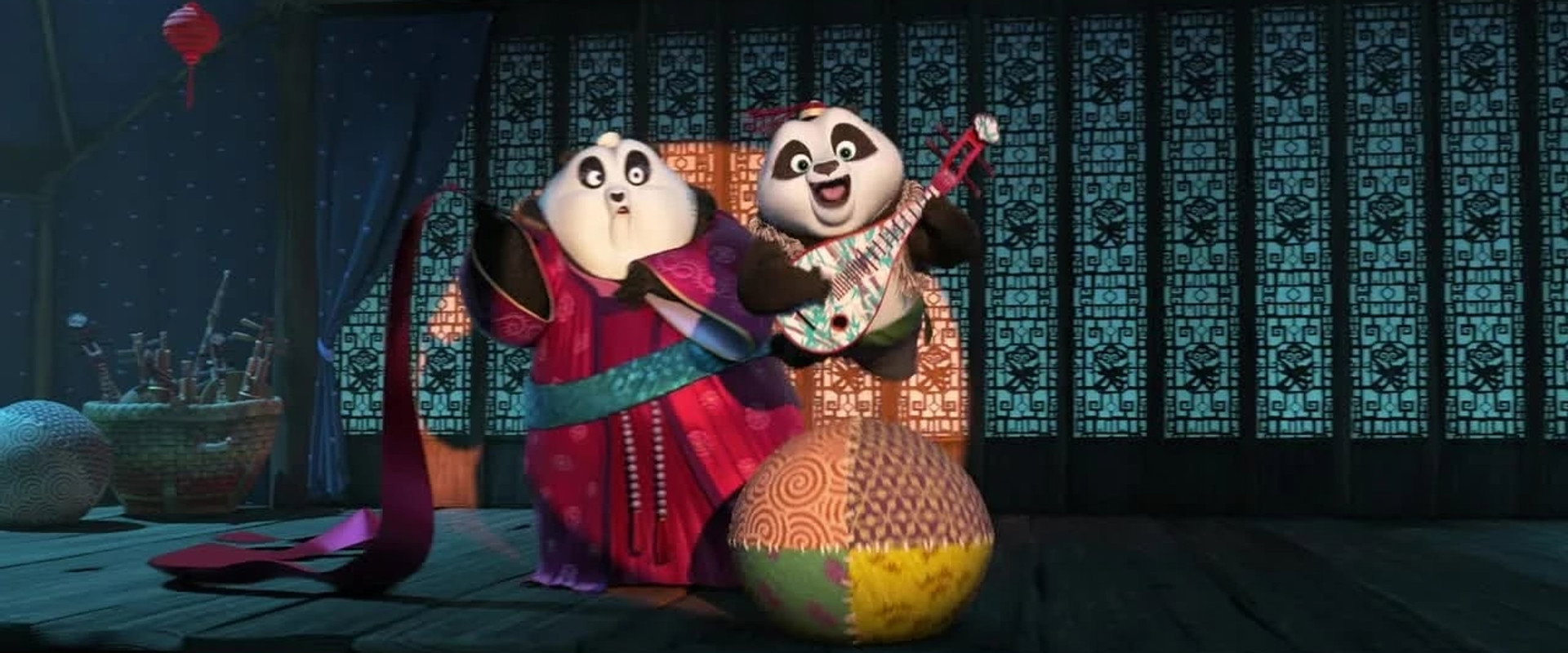 Panda Paws backdrop