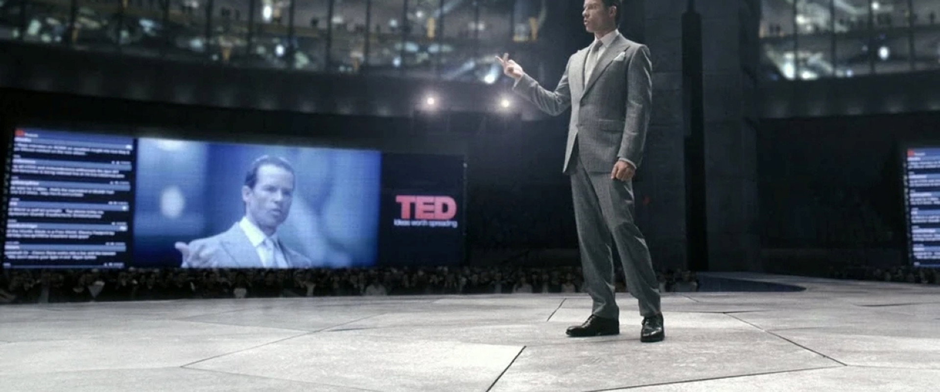 The Peter Weyland Files: TED Conference, 2023 backdrop