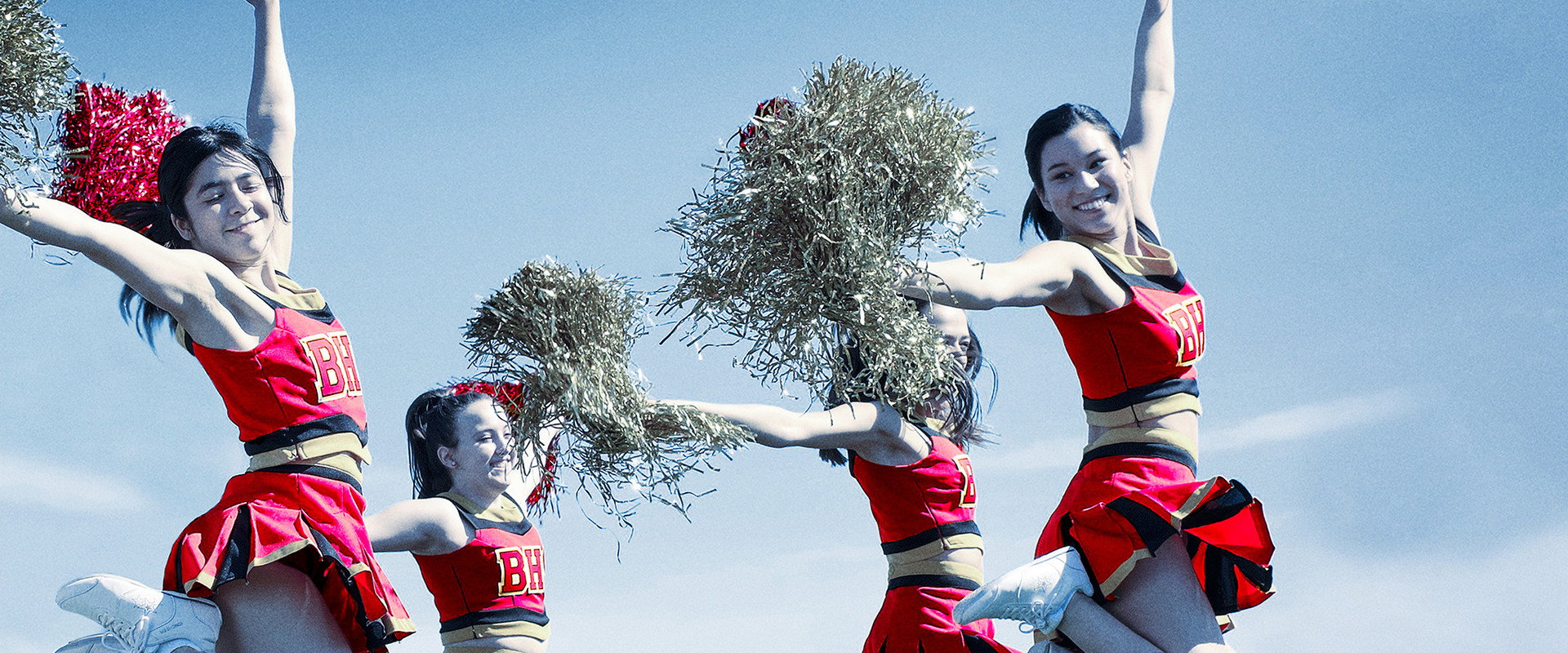 Undercover Cheerleader backdrop