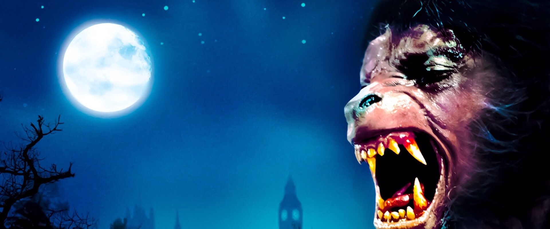 An American Werewolf in London backdrop
