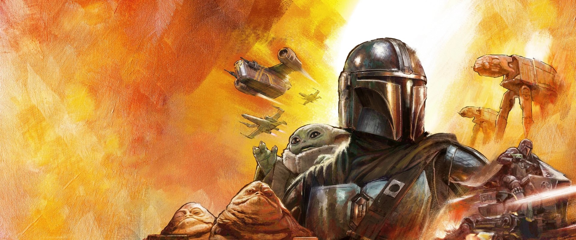 Star Wars: The Mandalorian and Grogu backdrop