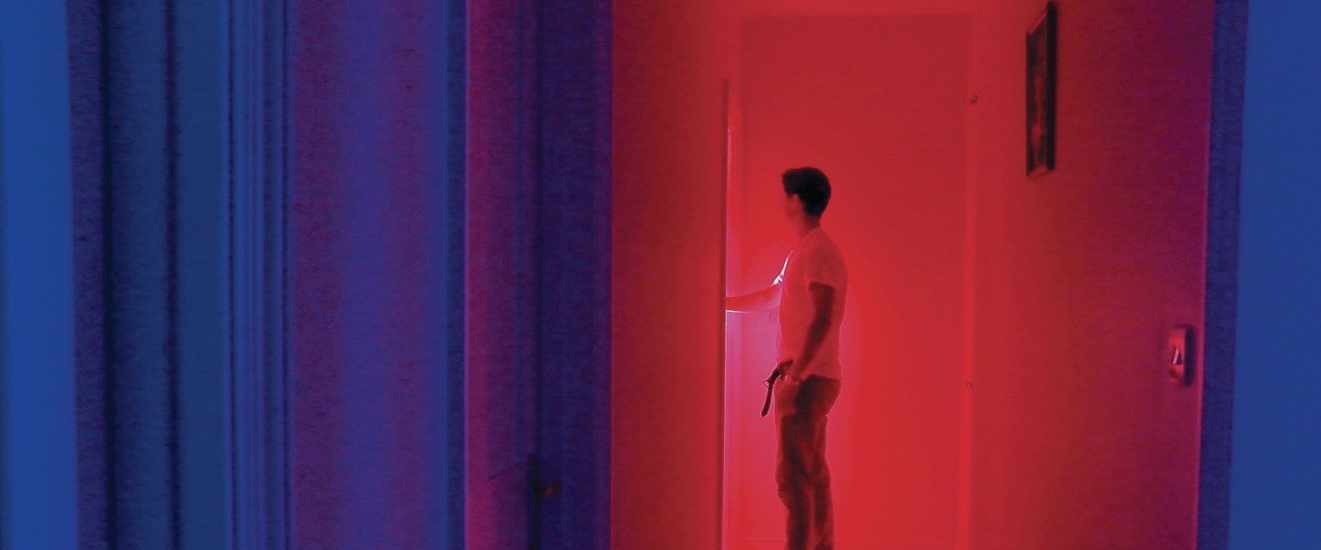Exit backdrop