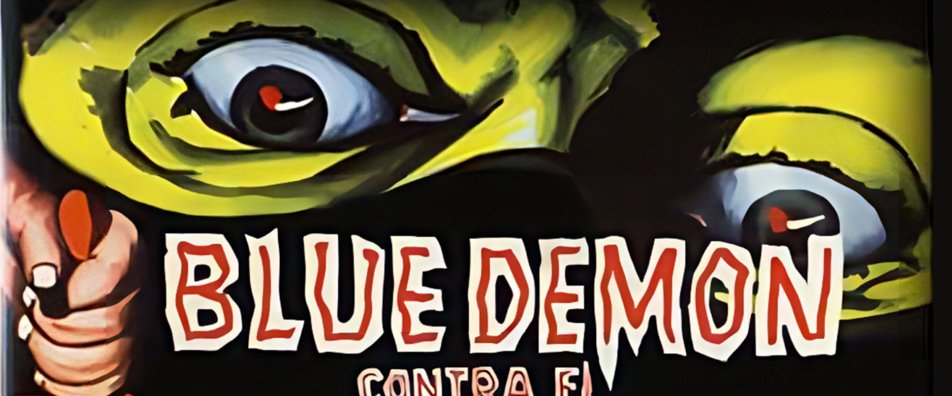 Blue Demon vs. the Satanic Power backdrop