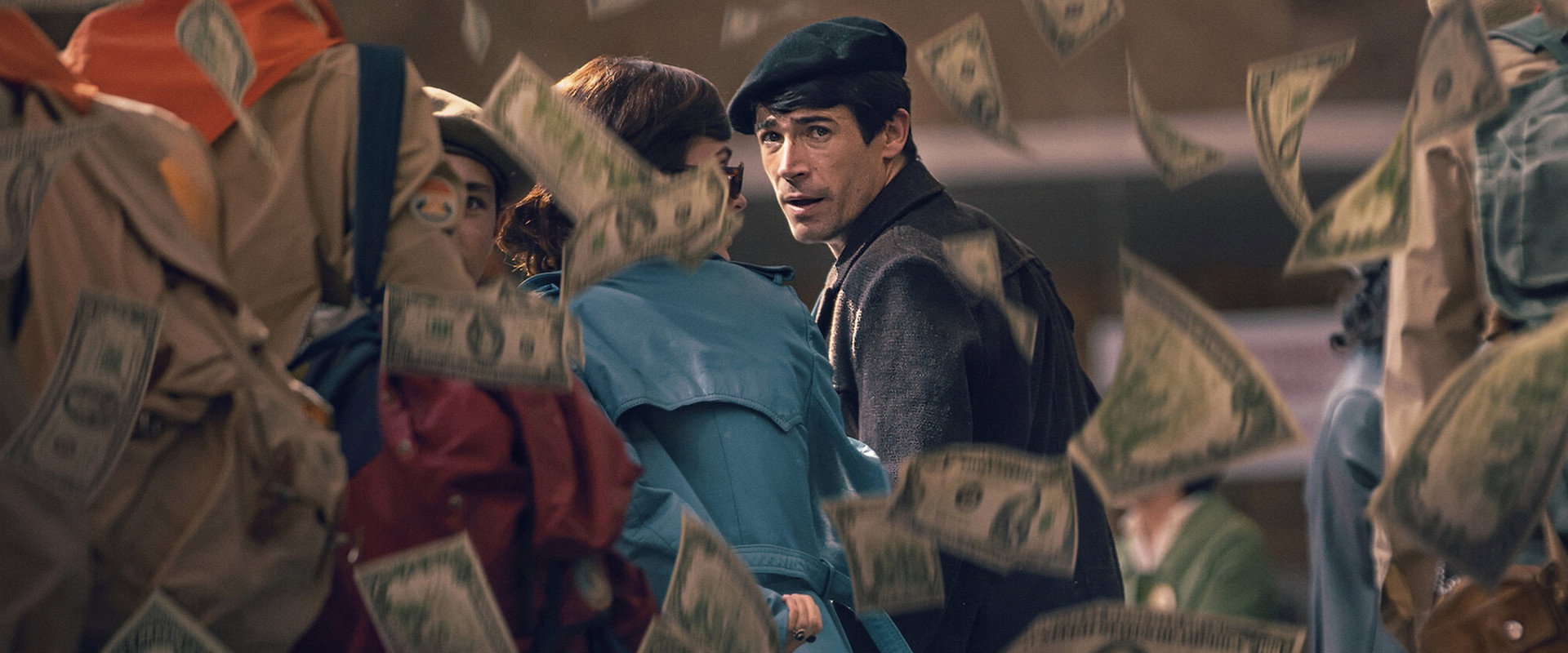 A Man of Action backdrop