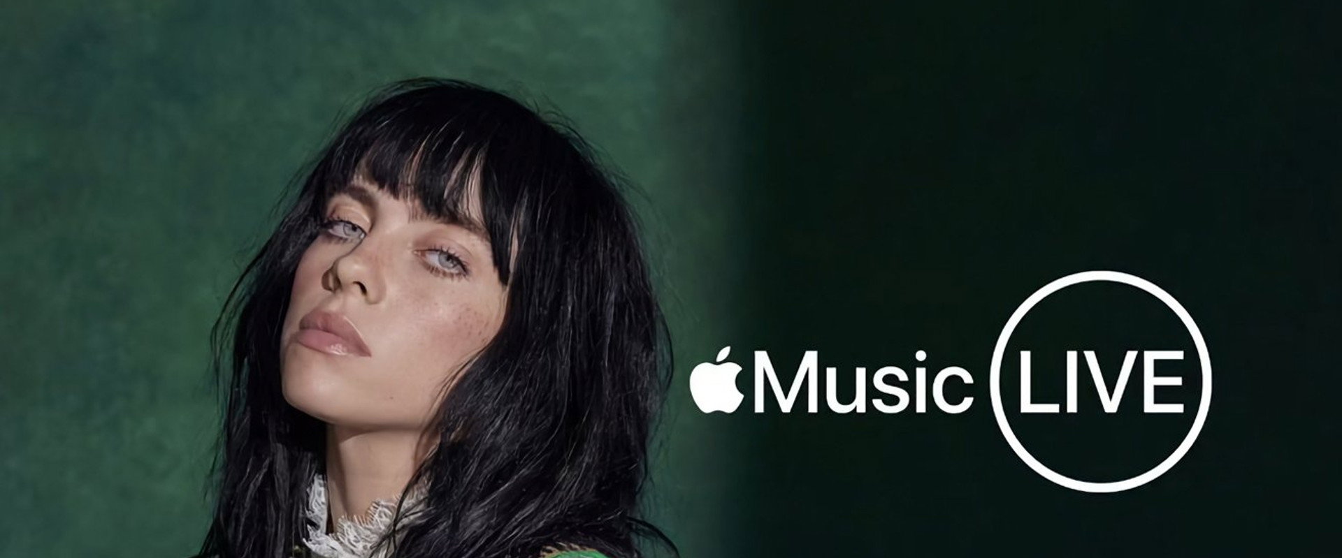 Apple Music Live: Billie Eilish backdrop