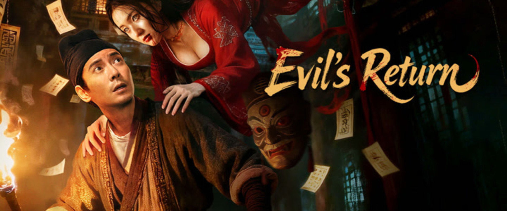 Evil's Return backdrop