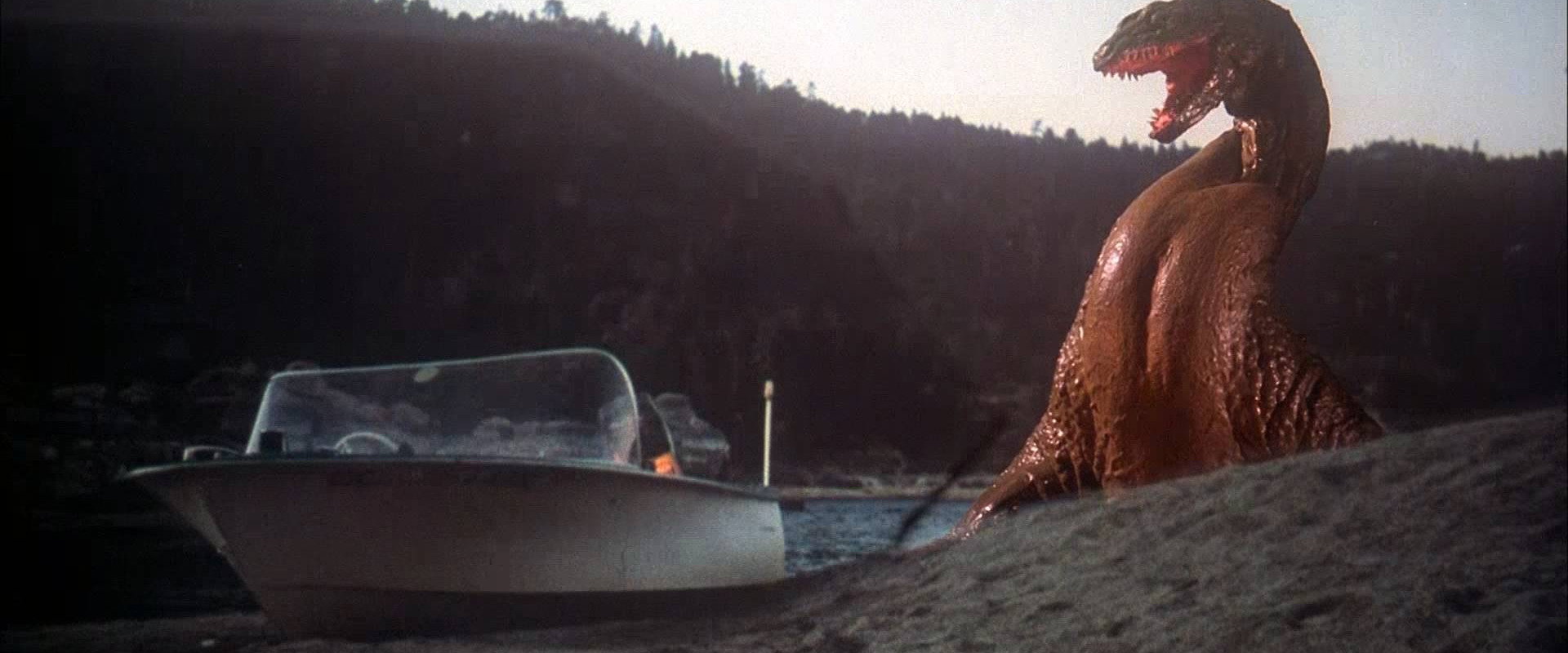 The Crater Lake Monster backdrop