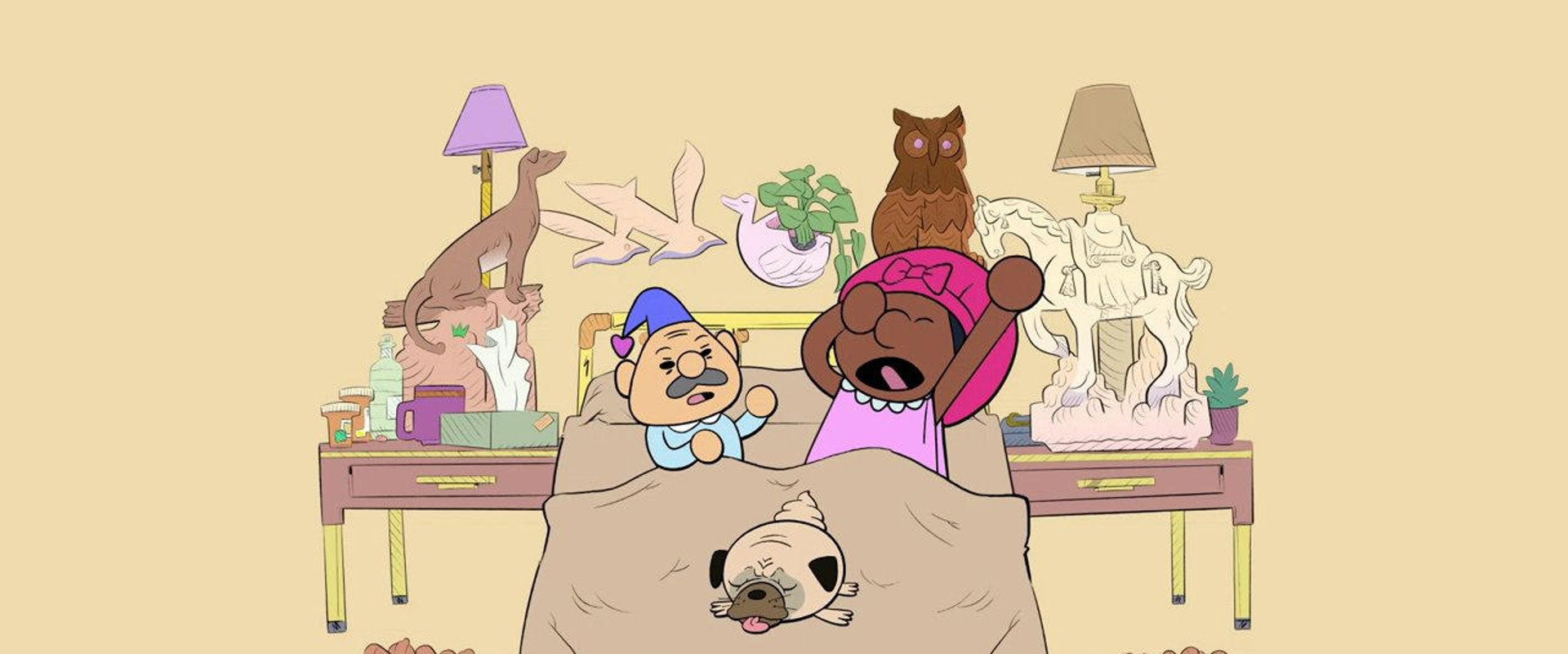 Mystery Cuddlers backdrop