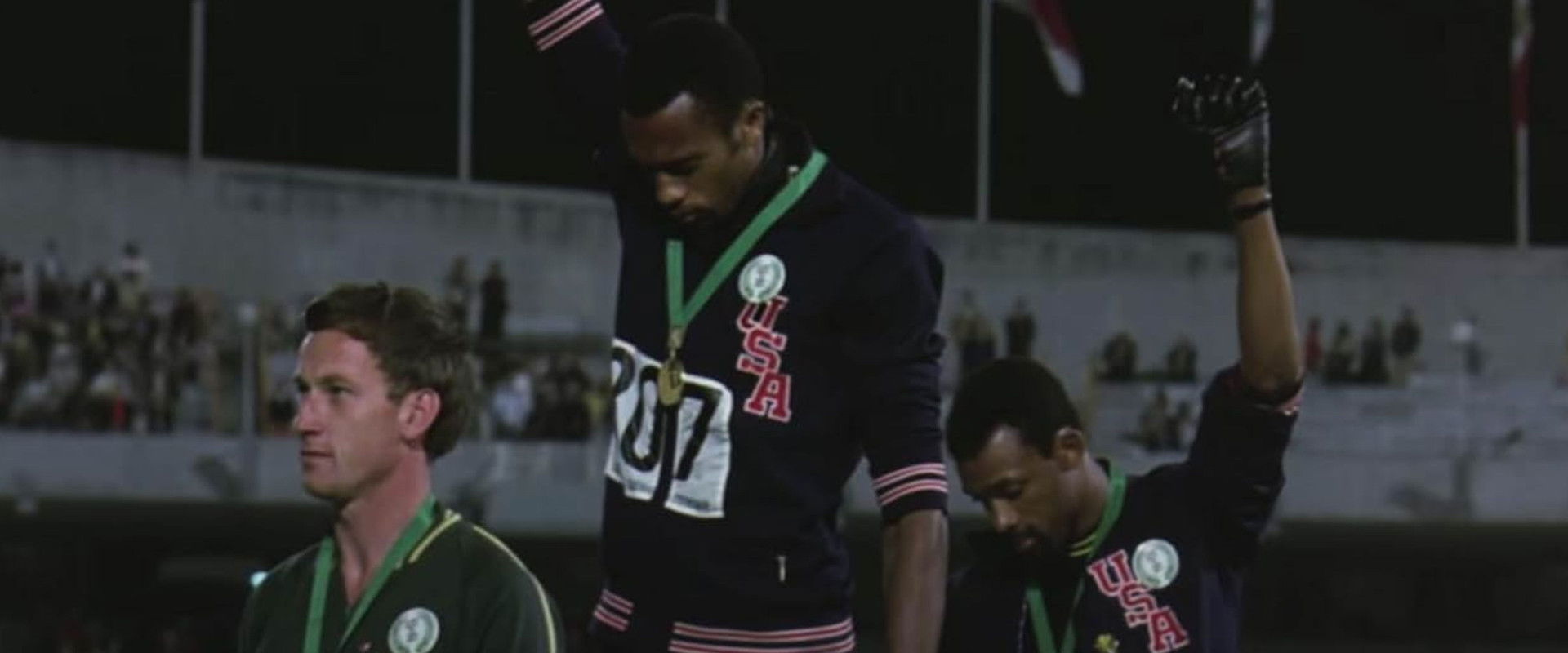 The Olympics in Mexico backdrop