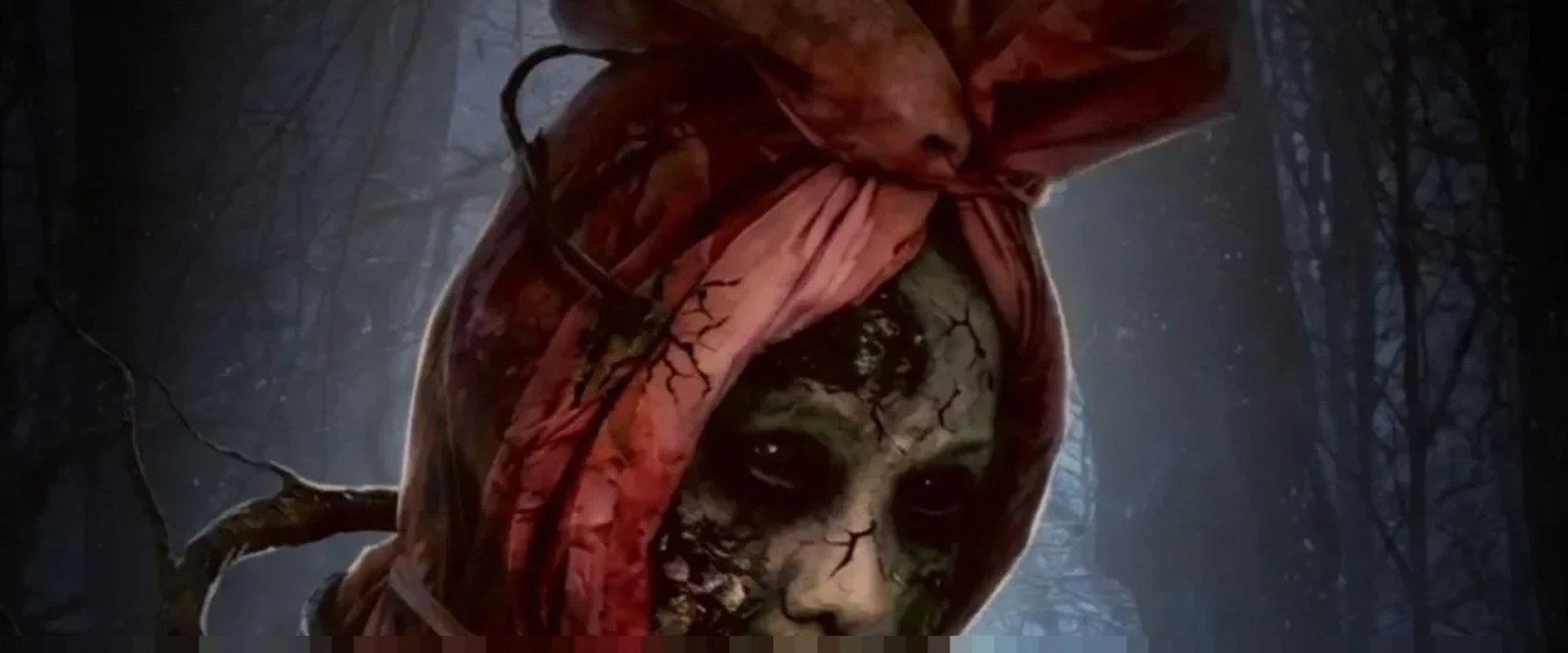 Pocong Merah backdrop