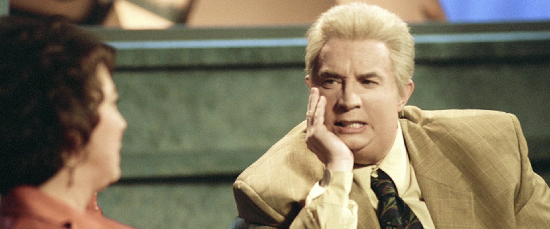 Jiminy Glick in Lalawood backdrop