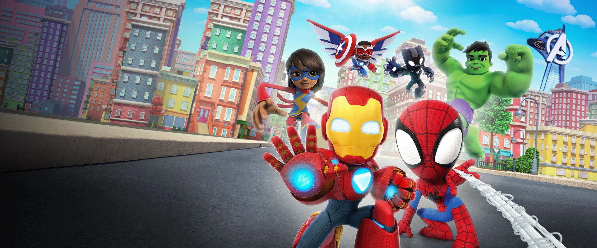 Spidey and Iron Man: Avengers Team Up! backdrop