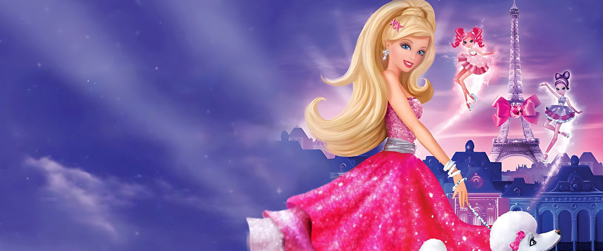 Barbie: A Fashion Fairytale backdrop