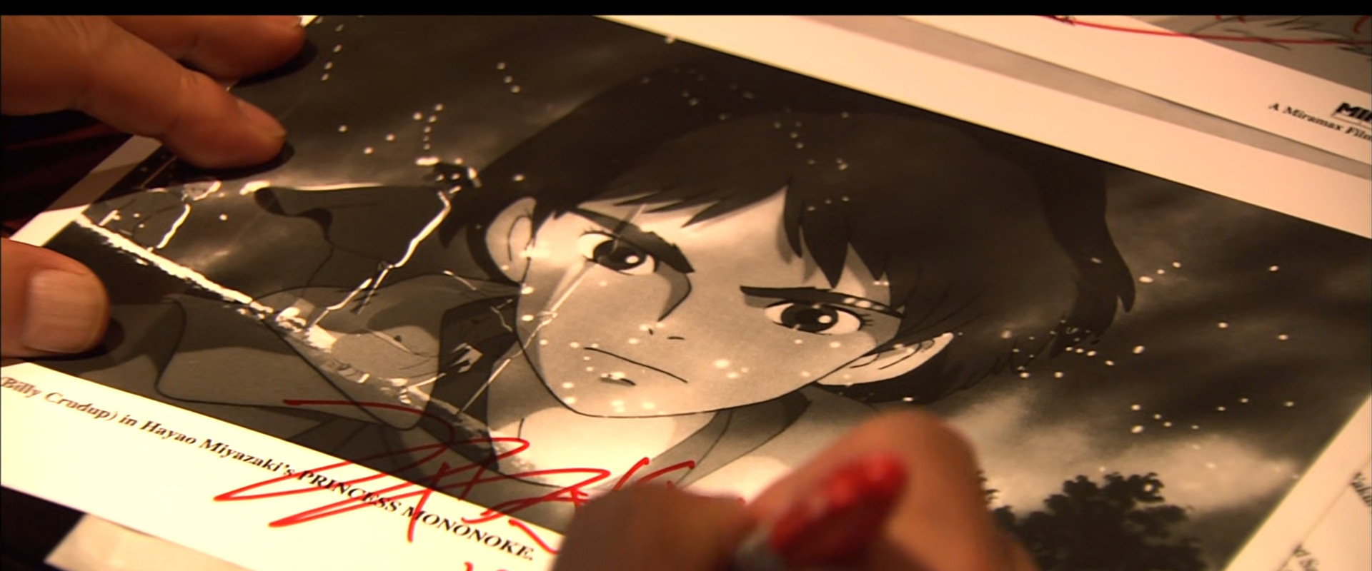 Princess Mononoke in the U.S.A. backdrop