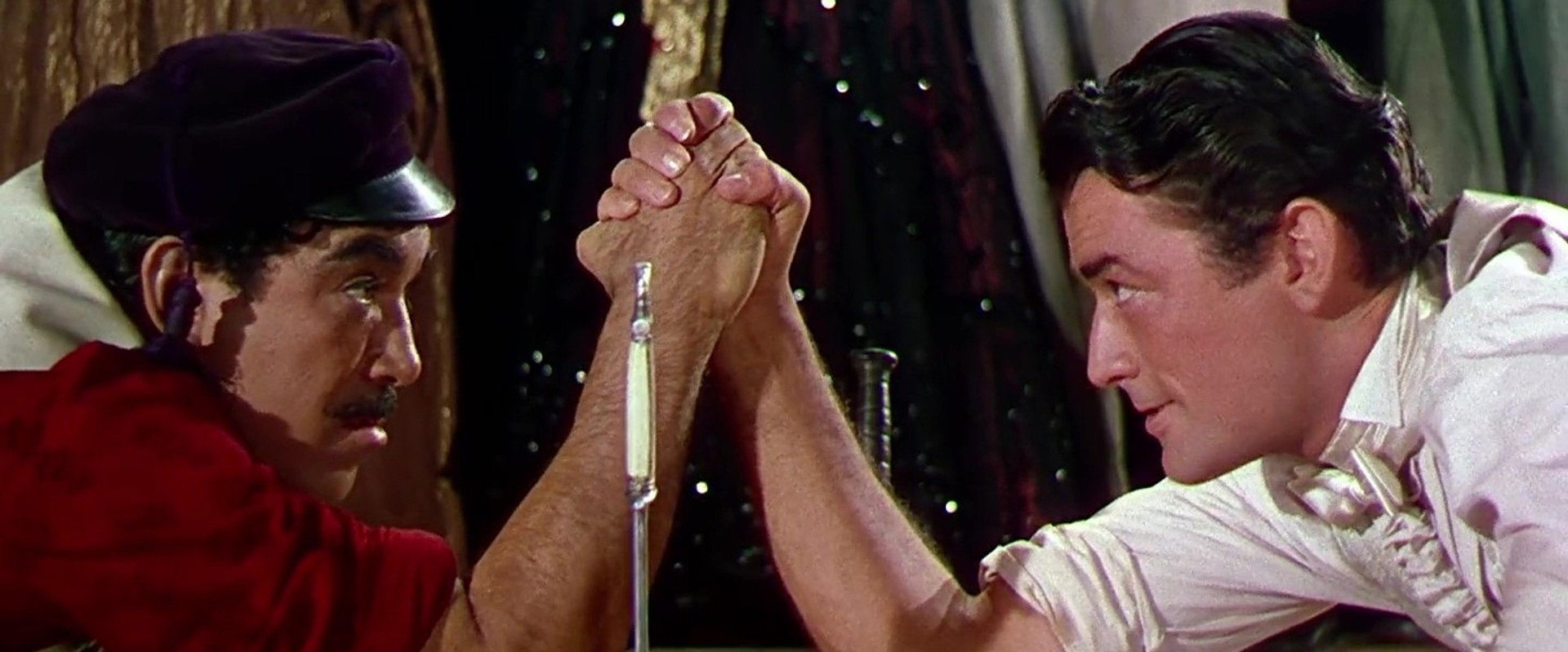 The World in His Arms backdrop