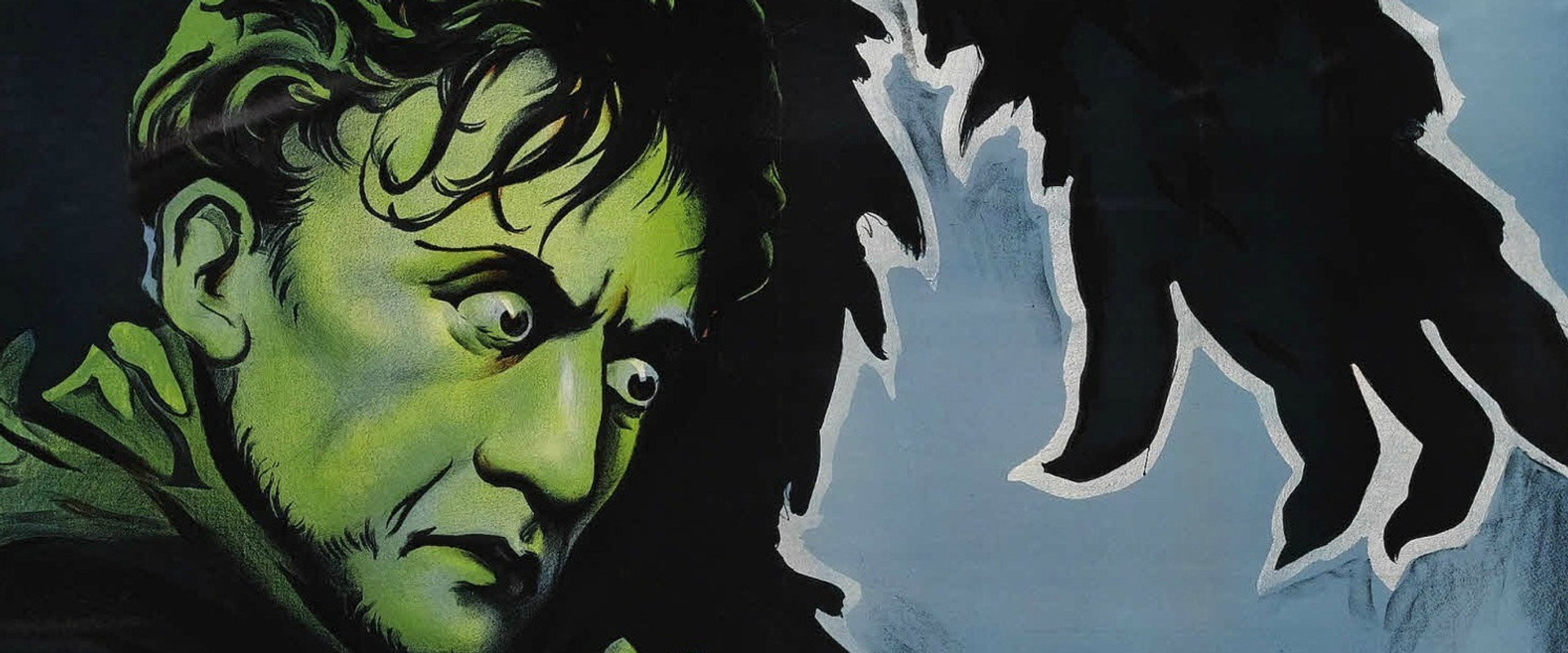 The Monster Walks backdrop