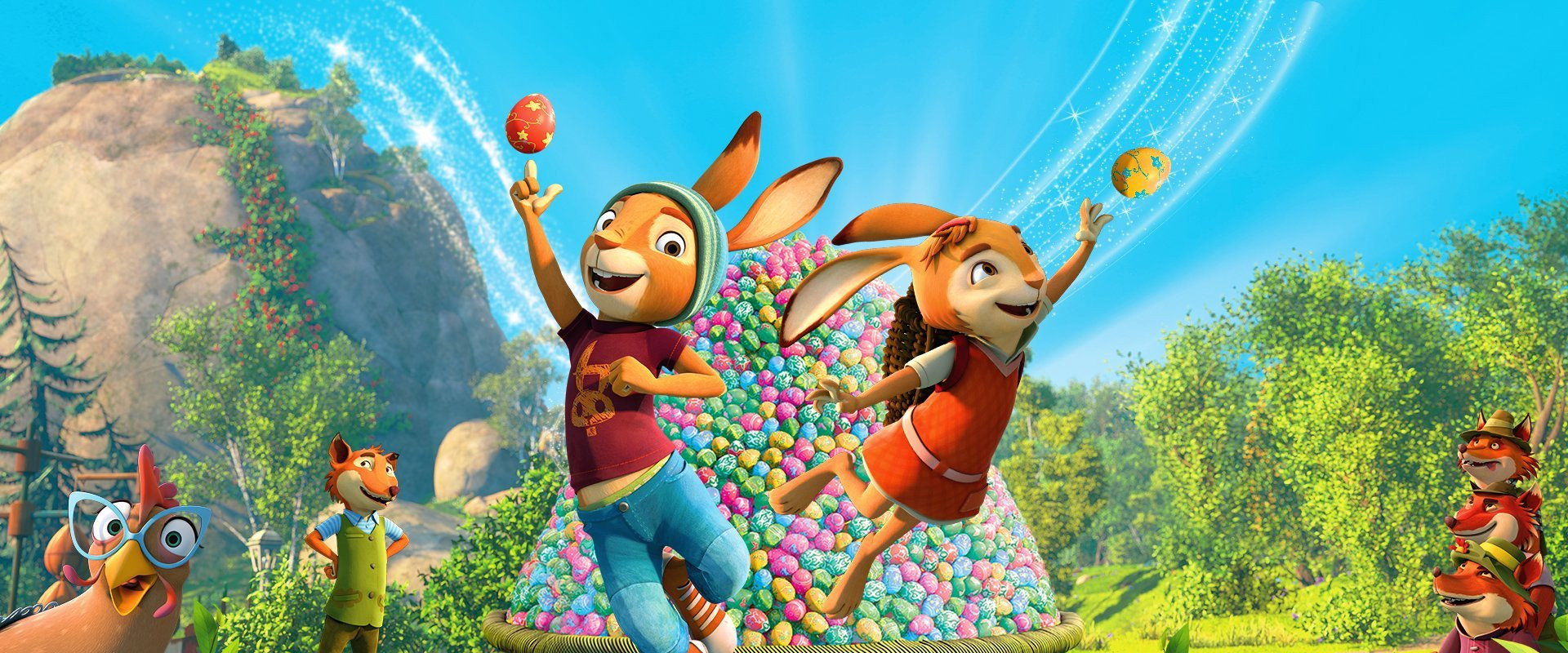 Rabbit Academy: Mission Eggpossible backdrop