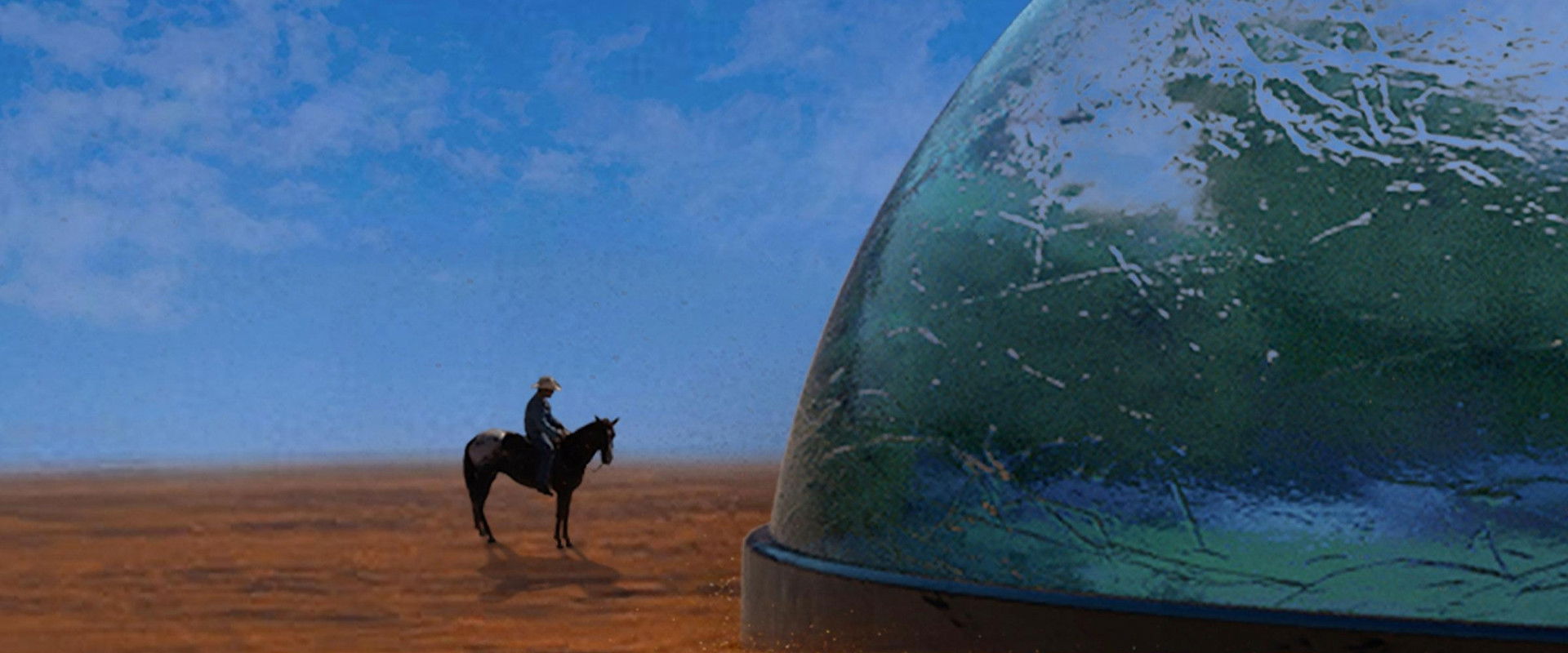 Blue Skies on Mars backdrop