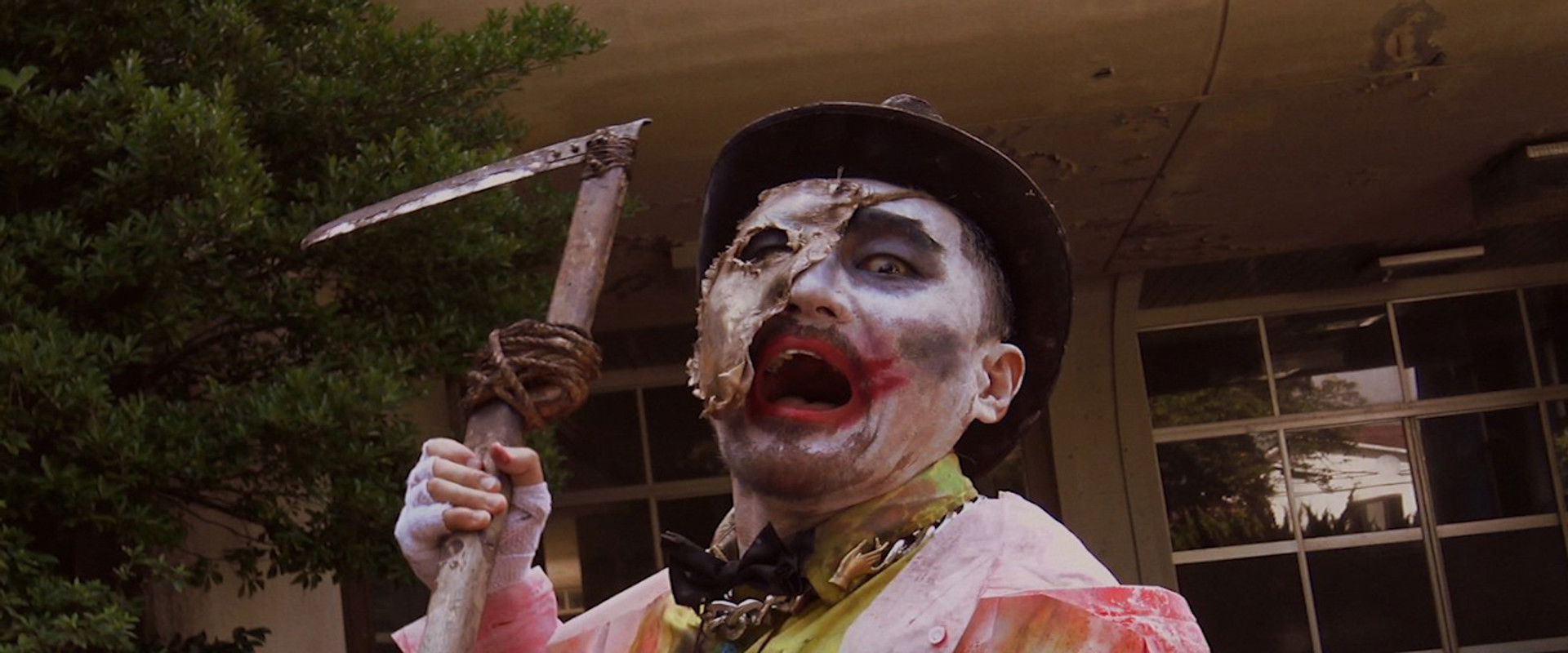 Vauxhall Rideshow - Escape from Dead School backdrop