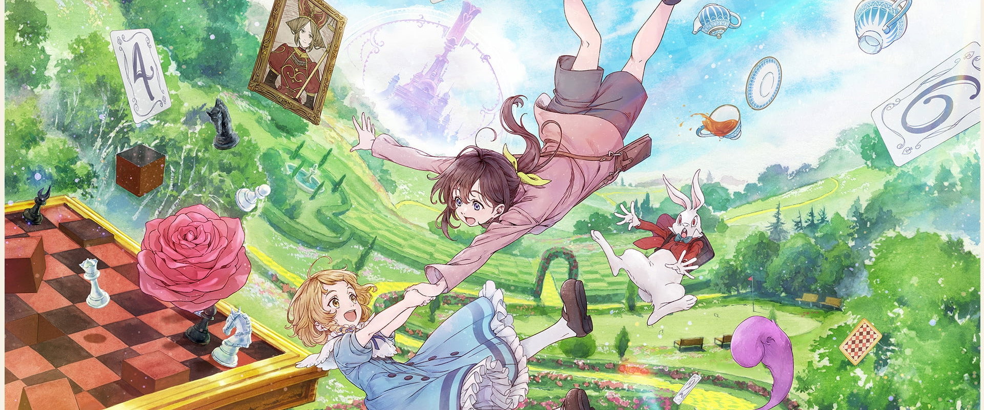 Alice in Wonderland –Dive in Wonderland– backdrop