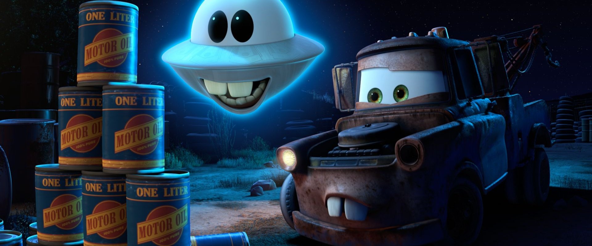 Unidentified Flying Mater backdrop