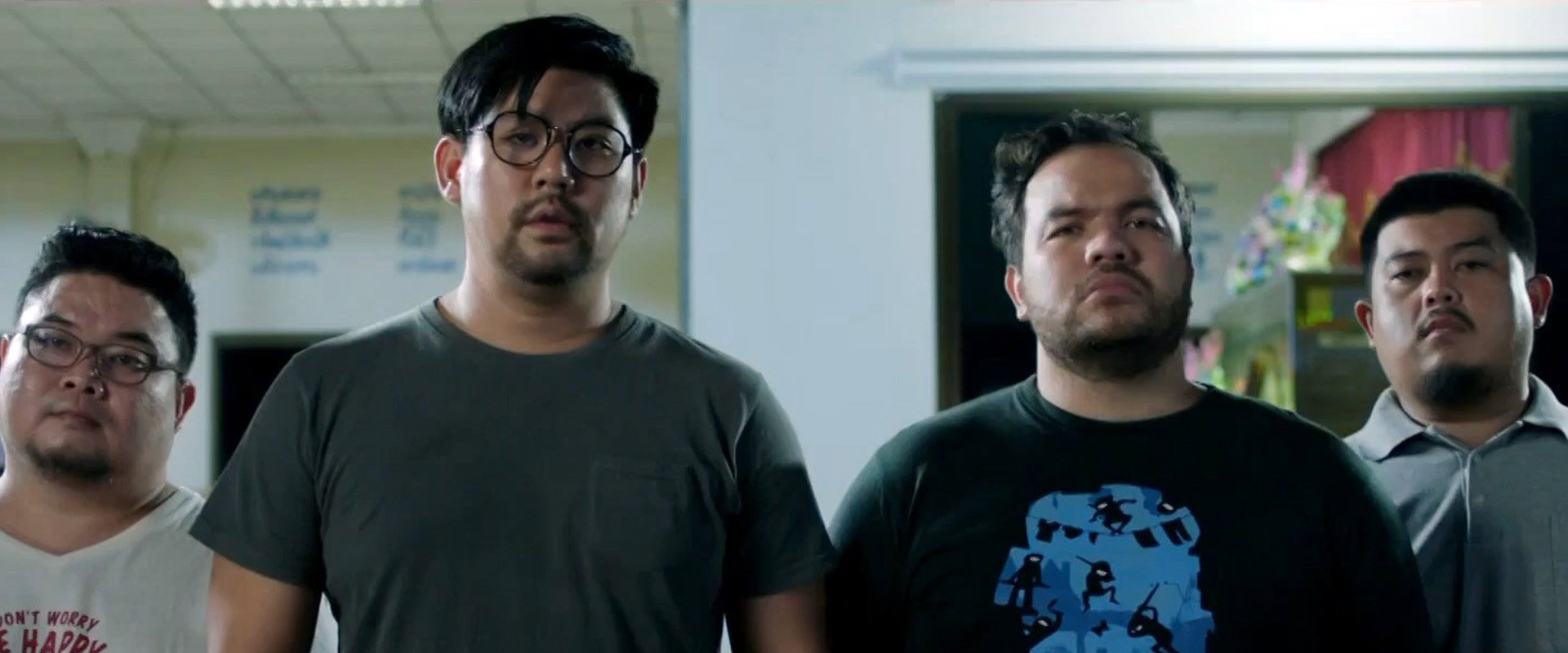 Oversize Cops backdrop